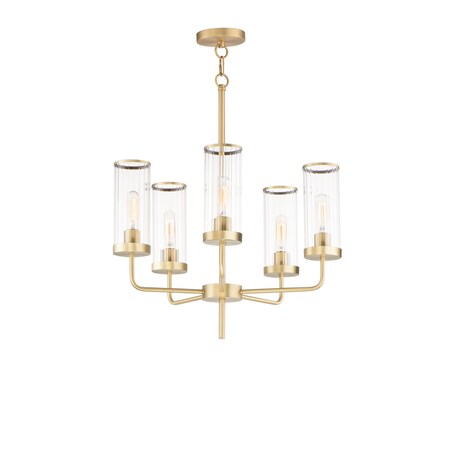 Maxim Lighting Crosby 5-Light Chandelier 11475CRSBR
